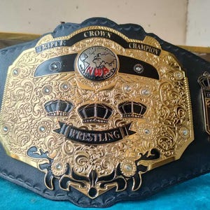 Nwa Old School Triple Crown Wrestling Championship Belt Adult Size wwe replica wwf iwgp nwo wbc wba custom belts best gifts for him