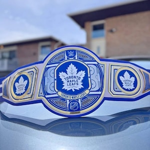 WWE Toronto Ahornblatt Gürtel Erwachsenengröße gedruckt Riemen vorne und hinten Titel Gürtel Replik wwf iwgp nwo wbc wba benutzerdefinierte Gürtel beste Geschenke für ihn