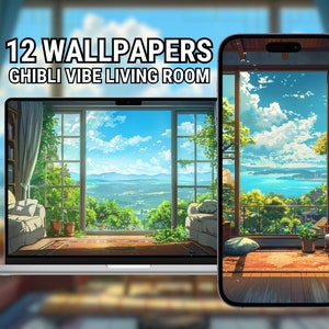 Studio Ghibli Wallpaper Anime wallpaper plants desktop wallpaper ghibli screensaver anime background anime phone wallpaper ghibli LockScreen