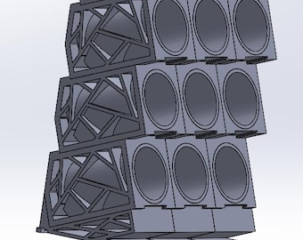 Étagère à épices / support modulaire - Impression 3D - stl