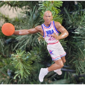 Houston Rockets 34 OLAJUWON Swingman White 1995 All Star Throwback NBA Jersey