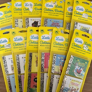 Vintage NEW Miniature Little Little Golden Books Pack