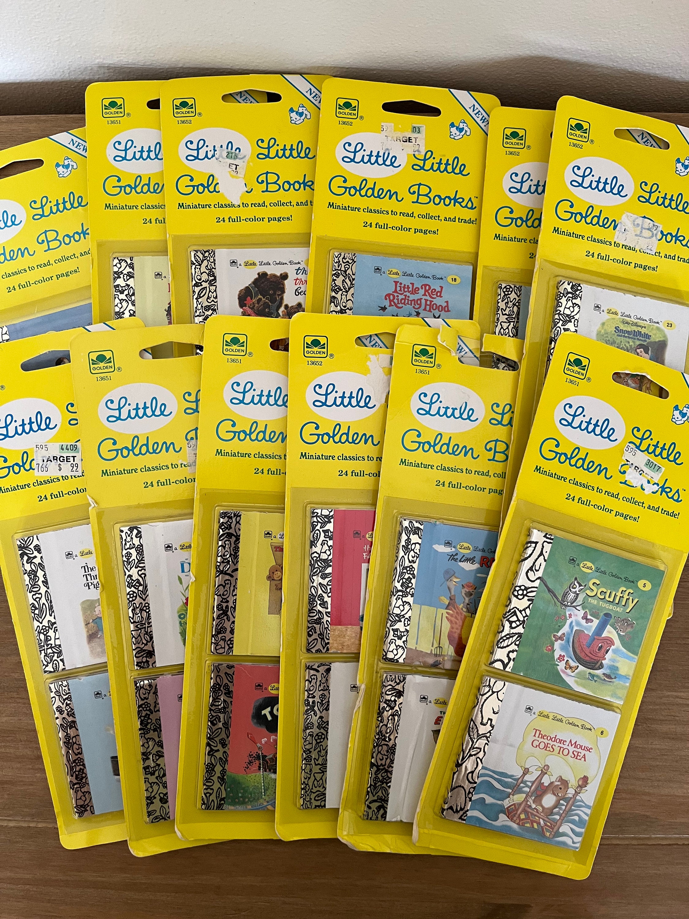 Tiny Golden Books Set Vintage - Etsy