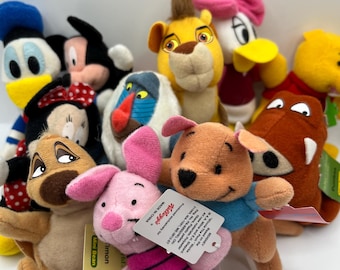 Vintage 2001 Kelloggs Disney Mini Bean Plush Characters