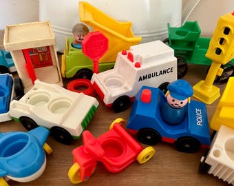 Vintage Fisher Price Cars & Vehicles: Play Family House Accessories