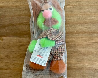 Vintage 1999 Kelloggs Sesame Street Mini Bean Plush: Elmo, Big