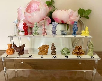 Vintage Wade Whimsies Figurines: Red Rose Tea Calendar and Pet Shop Series