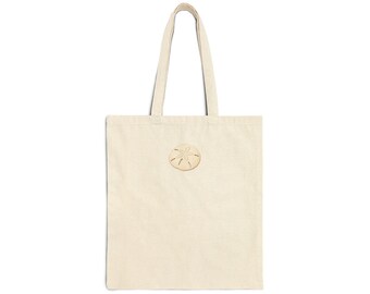 Bolso de mano con ilustración de dólar de arena / Bolso de lona con conchas de playa
