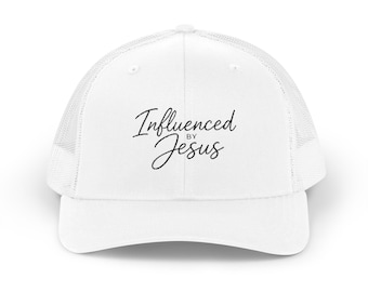 Gorra Snapback Influenciada por Jesús / Gorra de camionero con temática de fe cristiana