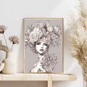 Coquette Room Decor, Coquette Wall Decor, Coquette Style, Coquette Aesthetic, Vintage Coquette Aesthetic, Cute Wall Art, Classy Wall Decor