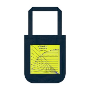 Coole Bio Tasche, graphische Papierwaren, graphische Form, Geometrie Geschenk, Mathematiker Geschenk, Retro Tasche, Vintage Tasche, wiederverwendbare Tasche