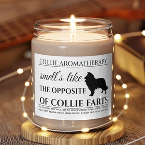 Collie Gifts Candle Collie lovers Dog Fart Candle Collie Mom Collie Dad Collie Candle Funny Collie Candle Gift for Collie Owner Gift Collie