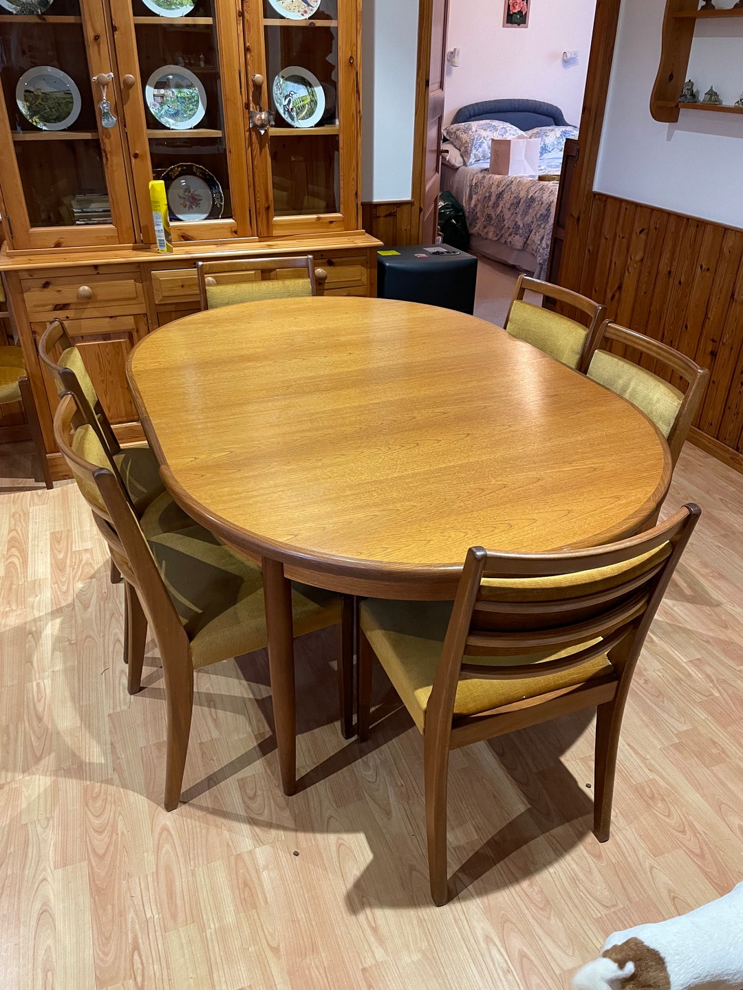 G Plan Table With X8 Chairs Etsy