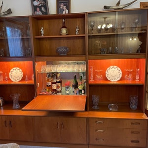 g-plan ハイサイドボード 木製ミッドセンチュリーモダンキャビネット g