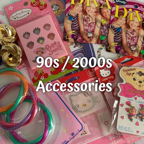 90s Y2k Accessories Strawberry Shortcake Hello Kitty ~ YOU CHOOSE!