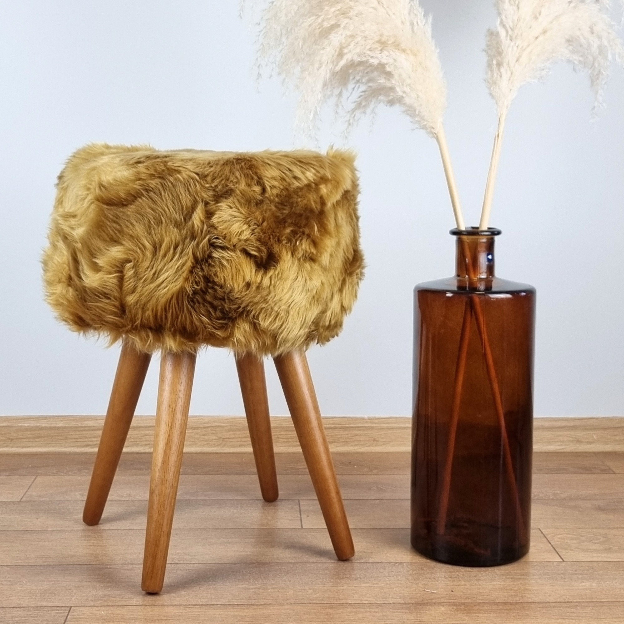 Fur Stool Etsy