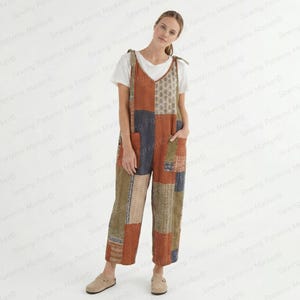 Overalls Sewing Pattern For Women Dungarees Pattern, Jumpsuit Pattern, Cotton Romper Pattern, patchwork jumpsuit pattern, quilted overalls pattern, PDF Sewing patterns for women, plus size sewing patterns, beginner friendly patterns, womens dungaree pattern, Jumpsuit Pattern For Women, Onesie Pattern,  Dungarees Pattern,  linen jumpsuit pattern, cotton jumpsuit pattern, cotton romper pattern, pdf sewing patterns for woven fabrics, clothes sewing patterns, patchwork overall pattern