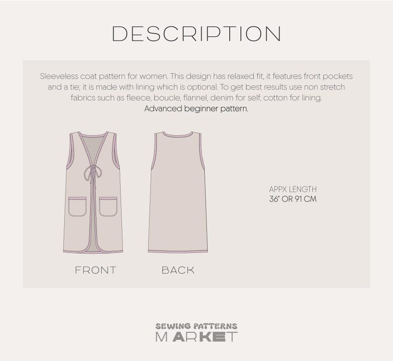 quilted coat pattern, sleeveless coat pattern, women's coat pattern, quilted jacket pattern, pdf sewing patterns for women, quilted vest pattern, insulated vest pattern, vintage vest pattern, bohemian vest pattern, hippie vest pattern, patchwork vest pattern, quilted top sewing pattern, women's vest pattern, quilted vest pattern, warm vest pattern, sewing patterns for women, clothes sewing patterns