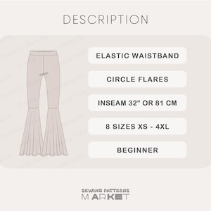 Flare Leggings Pattern, Flared Pants Sewing Pattern, Yoga Pants Pattern For Women, PDF Sewing patterns for women, womens clothes patterns, beginner sewing patterns, digital sewing patterns, stretch pants pattern, yoga pants pattern, flare leggings pattern, flared pants sewing pattern, yoga leggings patterns, womens leggings pattern, bell bottom pant pattern, gym pants pattern, flared trousers sewing pattern, Carnaval pants, costume pants pattern, Abba party pants pattern