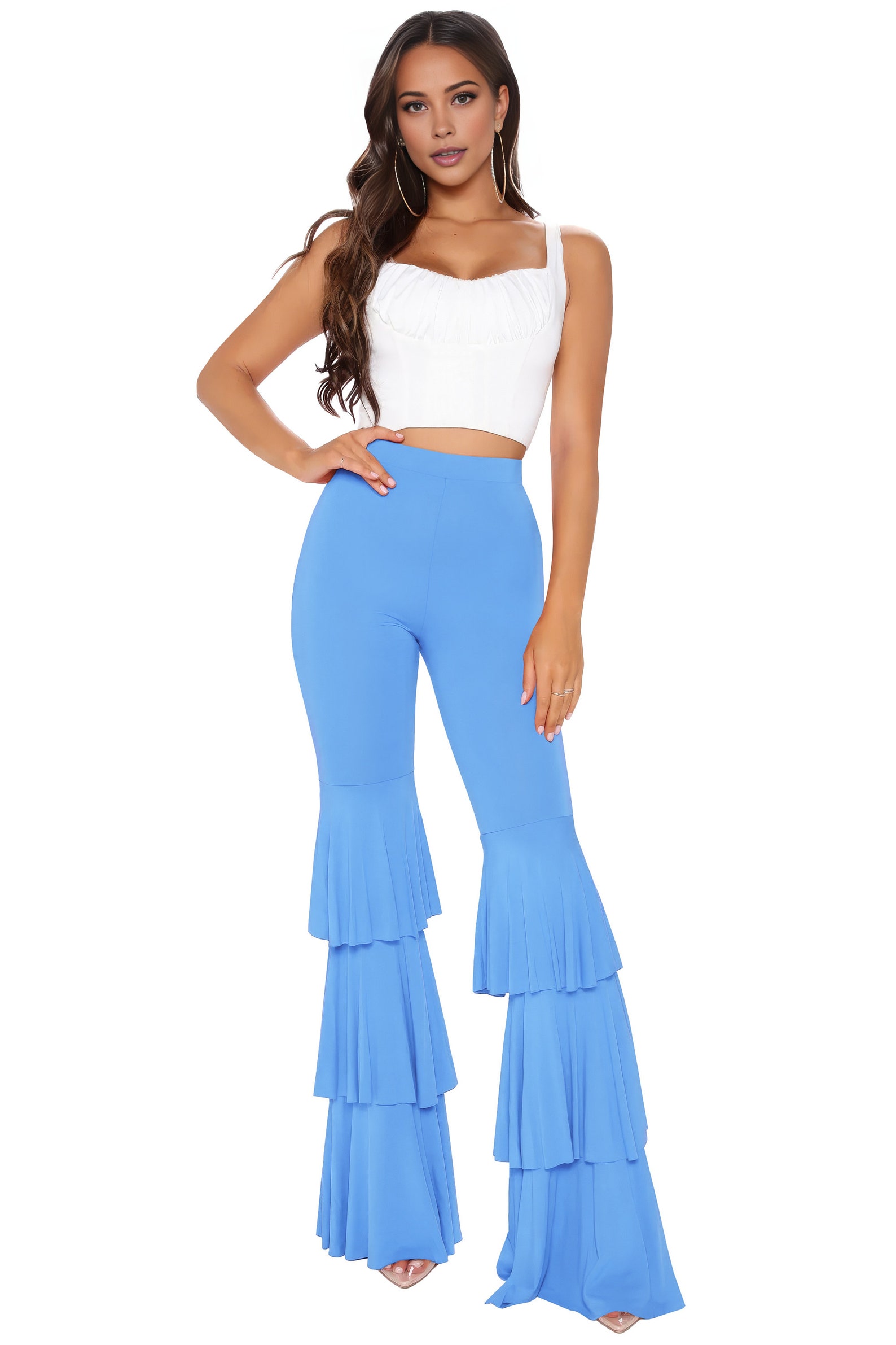 Flared Pants Sewing Pattern For Beginners Party Pants Pattern Plus 