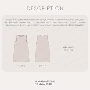 Sewing patterns for women, plus size sewing patterns, beginner friendly patterns, sundress pattern, summer dress pattern, simple dress sewing pattern, beginner dress pattern, a-line dress, tank dress, denim dress pattern, easy dress sewing pattern, dress with pockets pattern, linen dress pattern, cotton dress pattern, a-line dress pattern, short dress sewing pattern, mini dress pattern for women, diy dress pattern, shift dress pattern,