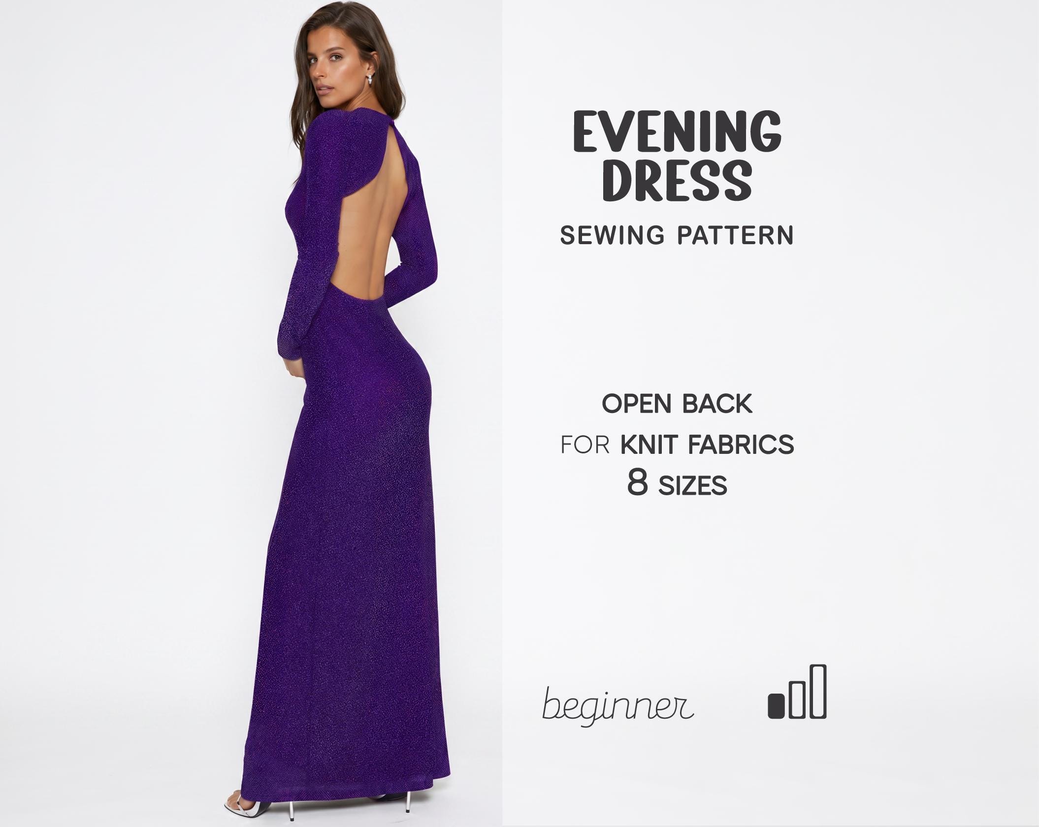 Formal Dress Pattern - Etsy Australia