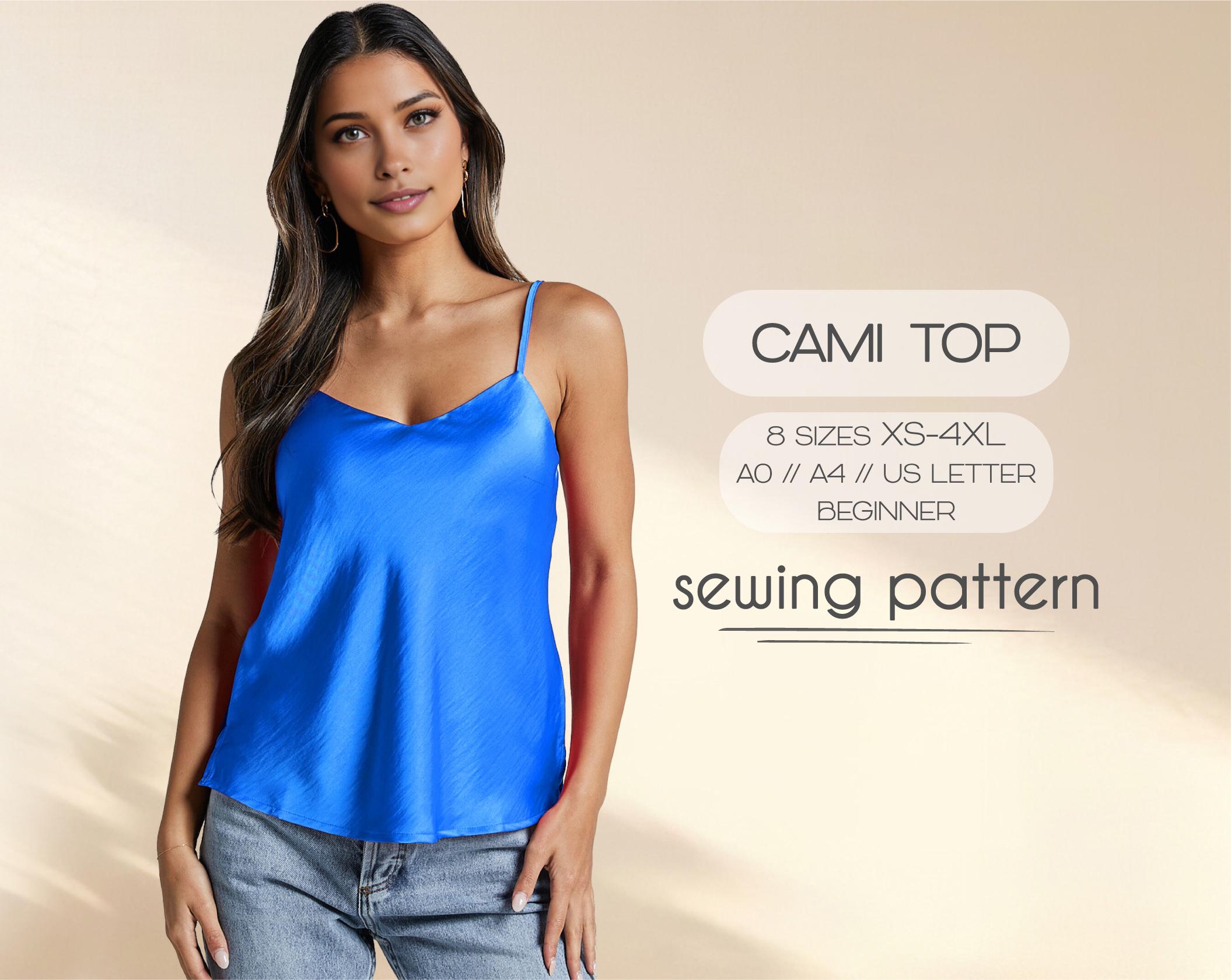 トップス room306contemporary Satin Camisole Tops satin-camisole-on-model-detail