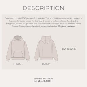Hoodie Sewing Pattern For Women, Oversized Sweatshirt Pattern, Women's Crewneck PDF Pattern, Women's Sweatshirt Pattern PDF Download, Women’s sweatshirt sewing pattern, pullover pattern for women, crewneck sewing pattern, casual fleece top pattern, hoodie sewing pattern, long sleeve top sewing pattern, loungewear sewing pattern for women,  beginner-friendly sewing pattern, digital women’s clothing pattern, comfy everyday pullover sewing project for stretch fabrics, jumper pattern for women
