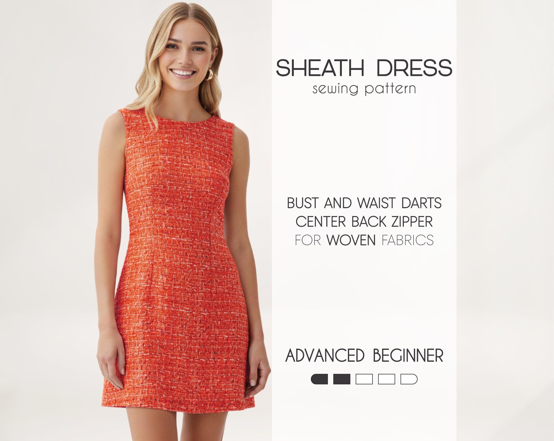 chinese dress ladies Halter Cami Tiered Mini Dress Sewing Pattern – Patterns For Less main image 1