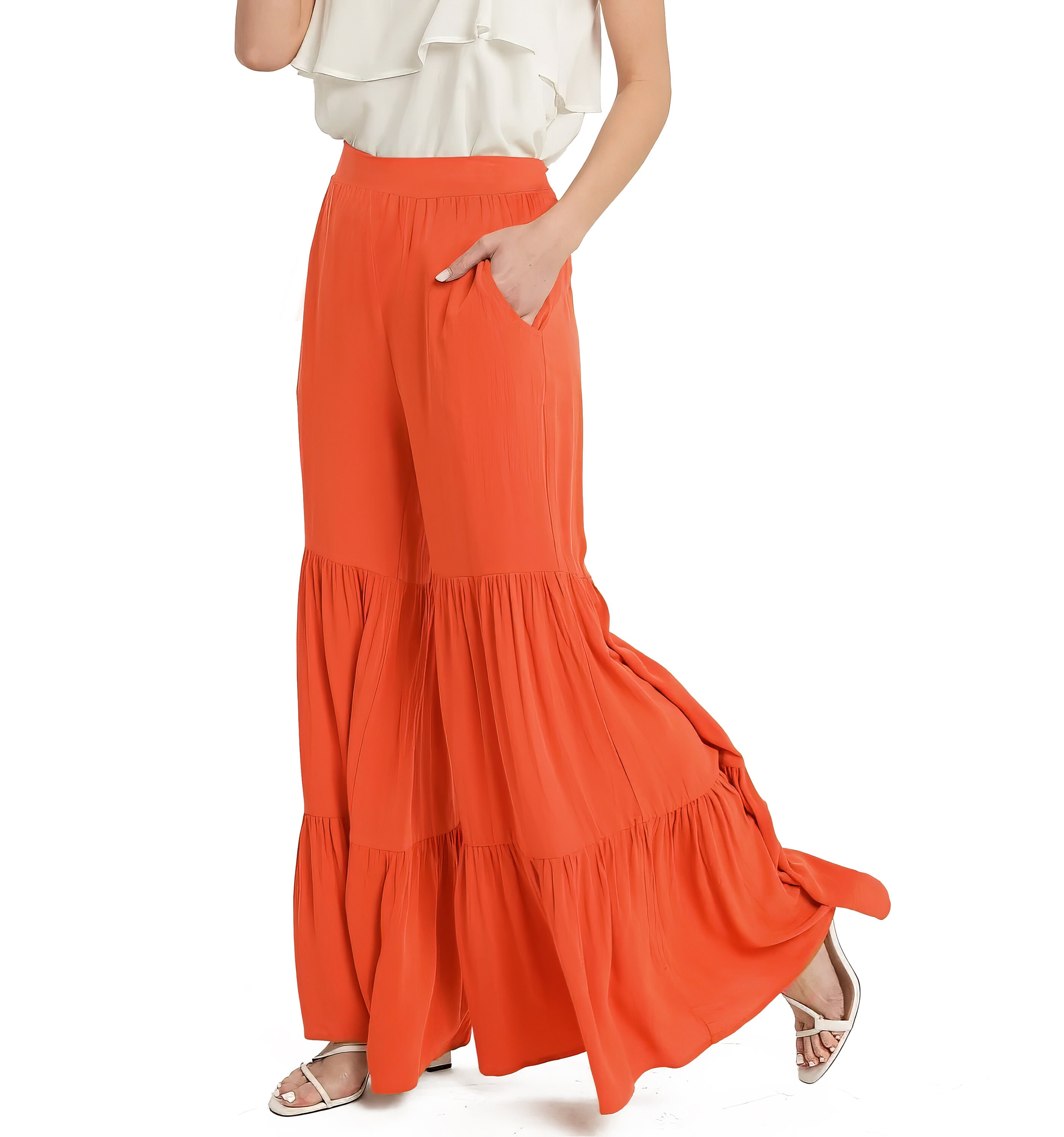 Wide Leg Pants Sewing Pattern Beginner Level, Size XS - 4XL, Wide Leg ...