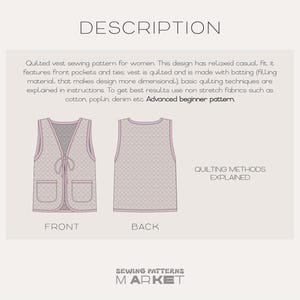 pdf sewing patterns for women, quilted vest pattern, insulated vest pattern, vintage vest pattern, bohemian vest pattern, hippie vest pattern, patchwork vest pattern, quilted top sewing pattern, women's vest pattern, quilted vest pattern, warm vest pattern, sewing patterns for women, clothes sewing patterns, quilted jacket pattern for women, patchwork jacket pattern for women