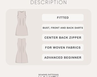 fitted mini dress pattern Sewing Tutorial Fitted Mini Dress + Sewing Pattern