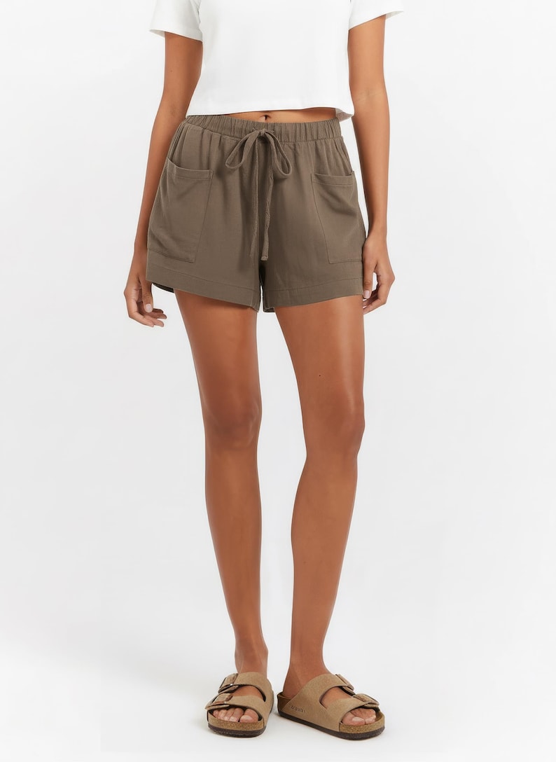 Easy Shorts Pattern, Wide Leg Shorts Pattern, Women's Shorts Sewing Pattern, Cotton Shorts With Pocket Pattern, Plus Size Digital Patterns, linen shorts pattern, shorts pattern for beginners, shorts pattern for woven fabrics, elastic waistband shorts, shorts pattern for woven fabrics, lounge shorts pattern, sewing patterns for women, shorts pdf pattern, boxer shorts pattern