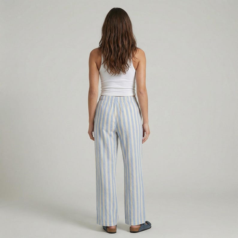 Pdf sewing patterns for women pants pattern, lounge pants pattern, easy pants pattern, plus size pants pattern, linen pants, pants for women pajama pants pattern, pants with pockets pattern, Wide Leg Pants Pattern For Women Linen Pants Sewing Pattern, Cotton Pants Pattern, Trousers Patterns, Pants With Pockets PDF Pattern, pajama pants pattern, simple pants sewing pattern, casual pants pattern, loose pants sewing pattern, elastic waistband pants pattern, pants pattern for beginners