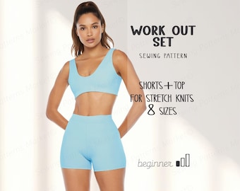 Yoga Clothes Patterns, Sports Bra Sewing Pattern, Cycling Shorts Pattern, Sewing Patterns For Women