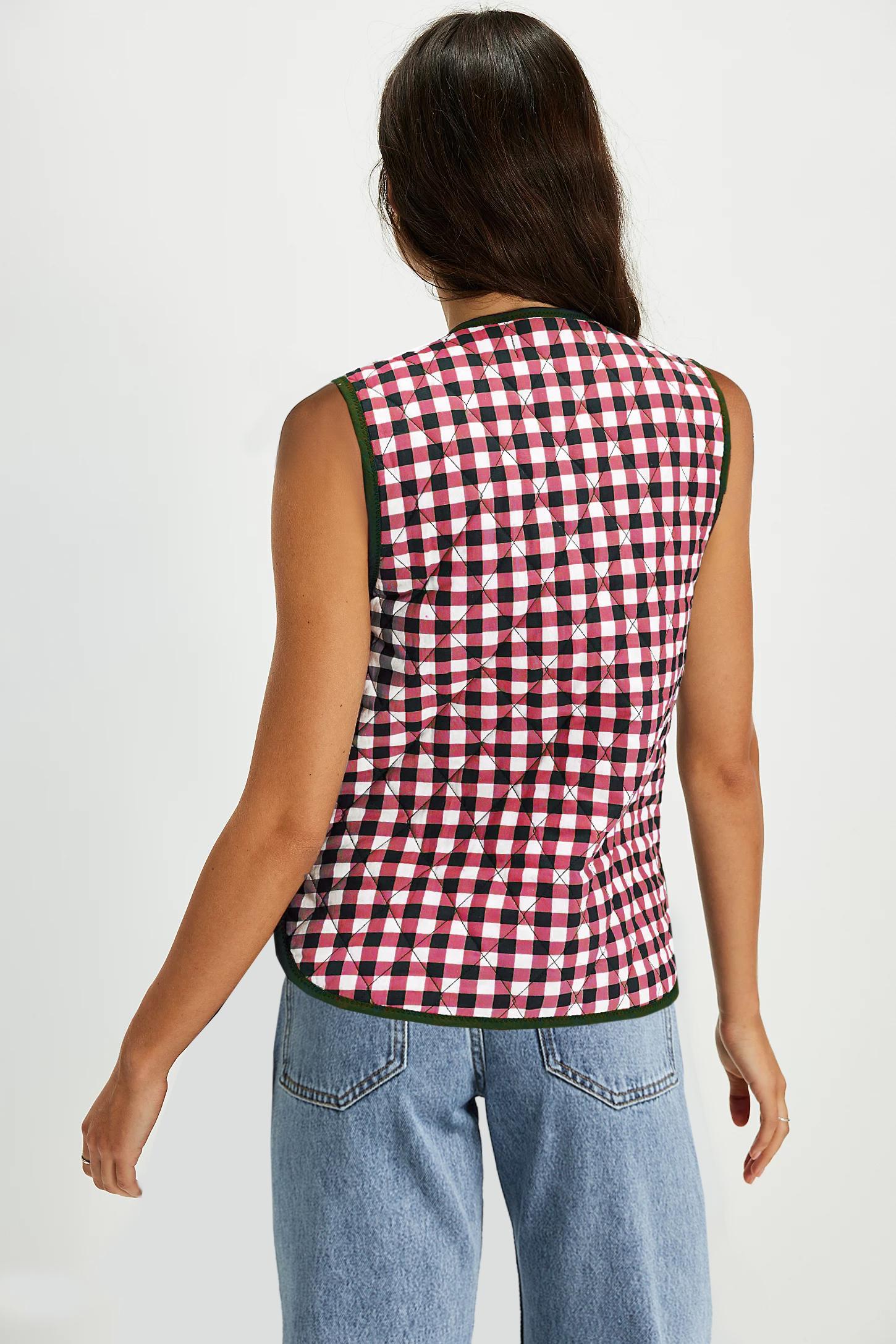 Vest With Patterns Quilted Vest Pattern Vintage Vest Sewing Pattern | Quilted Top Beginner ...