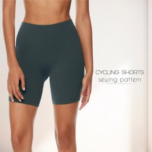 Cycling Shorts Pattern For Women Biker Shorts Beginner Pattern, Digital Plus Size Patterns, XS - 4XL, Yoga Shorts, Fitness Shorts