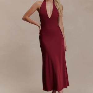 Halter Dress Pattern, Party Dress Sewing Pattern For Women, Flared Dress Pattern, Long Dress PDF Pattern, open back dress pattern, womens dress pattern, birthday dress pattern, stretch dress pattern, fitted dress pattern, maxi dress pattern, sewing pattern for womens dress, elegant dress pattern, PDF sewing patterns for women