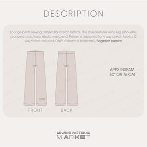 Pdf sewing patterns for women, women's pants pattern, trousers sewing pattern, lounge pants pattern, beginner pants pattern, plus size pants pattern, yoga pants pattern, pdf sewing patterns, wide leg pants pattern, beginner friendly sewing patterns, stretch pants pattern, simple pants pattern, clothes patterns for women