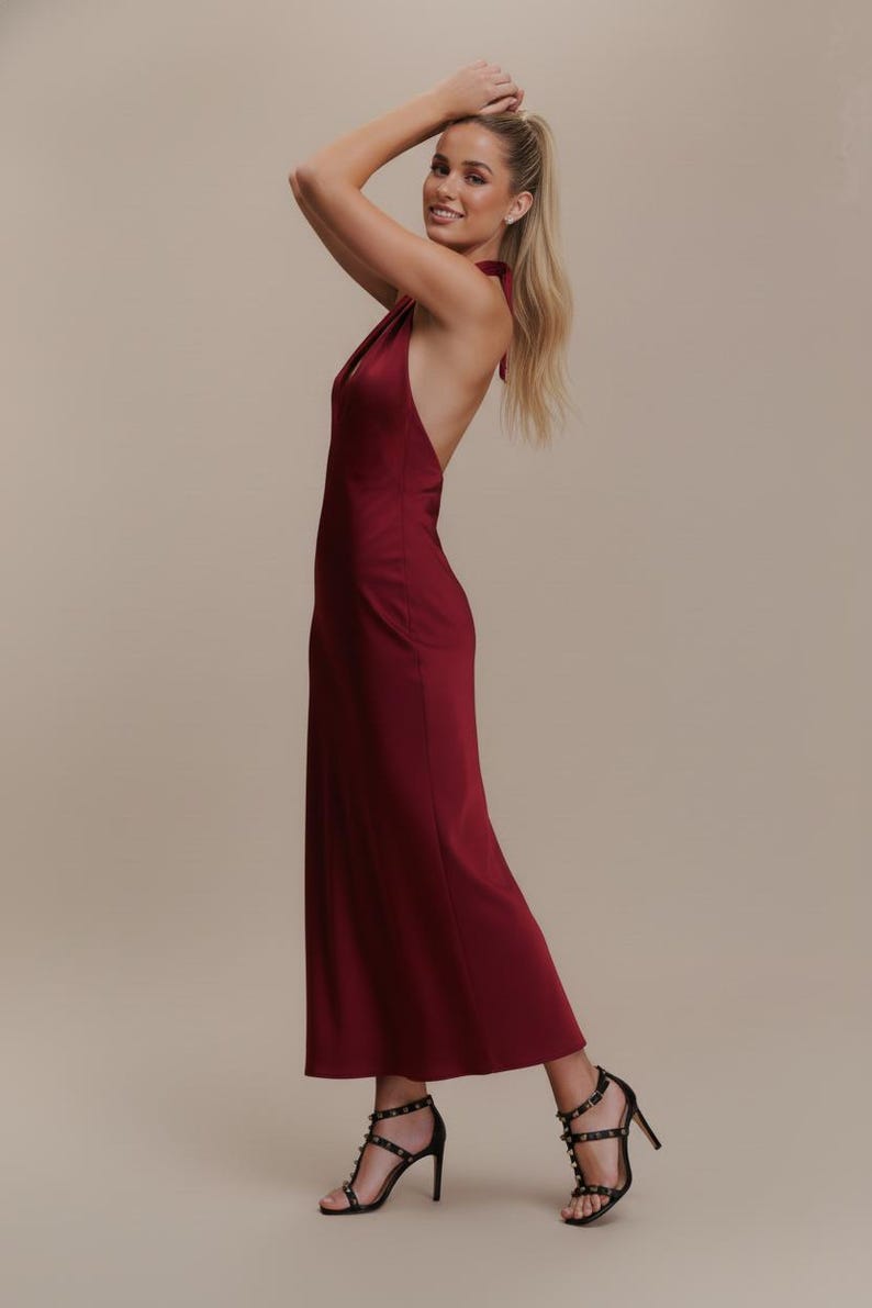 Halter Dress Pattern, Party Dress Sewing Pattern For Women, Flared Dress Pattern, Long Dress PDF Pattern, open back dress pattern, womens dress pattern, birthday dress pattern, stretch dress pattern, fitted dress pattern, maxi dress pattern, sewing pattern for womens dress, elegant dress pattern, PDF sewing patterns for women