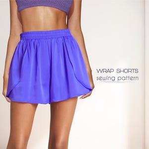 Women&#39;s Shorts Sewing Pattern Beginner Level XS - 4XL, Satin Shorts Pattern, Pajama Shorts Pattern, DIY Shorts PDF Sewing Patterns Plus Size
