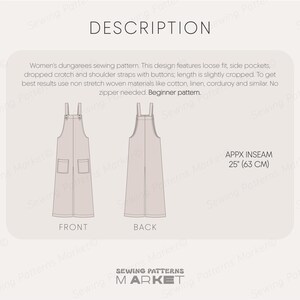 Overalls Sewing Pattern For Women Dungarees Pattern, Jumpsuit Pattern, Cotton Romper Pattern, PDF Sewing patterns for women, plus size sewing patterns, beginner friendly patterns, womens dungaree pattern, cotton clothes pattern, onesie pattern, dungarees pattern, Jumpsuit Pattern For Women, Onesie Pattern,  Dungarees Pattern,  linen jumpsuit pattern, cotton jumpsuit pattern, linen romper pattern, cotton romper pattern, pdf sewing patterns for woven fabrics, clothes sewing patterns