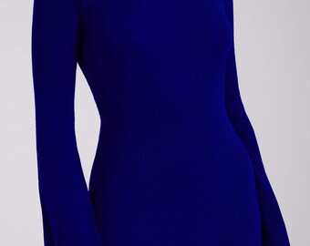 long sleeve backless dress pattern Backless Dress Sewing Pattern | Long Sleeves Summer Dress Pattern | Slip Dress  Pattern | Digital Download | Beginner Pattern | Sizes XSXXXL