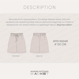 Simple Shorts Sewing Pattern, linen shorts pattern, pajama shorts pattern, Women's Shorts Pattern, cotton Shorts Sewing Pattern, Wide leg Shorts Pattern, Plus Size PDF Patterns, flowy shorts pattern for beginners, sewing pattern for woven fabrics, elastic waistband shorts, shorts pattern for beginners, lounge shorts pattern, sewing patterns for women,  casual shorts pattern, clothes patterns for women, summer shorts pattern, boxer shorts pattern, beach shorts pattern, easy shorts pattern