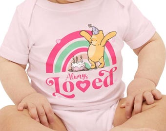 Body pour bébé, design mignon de Winnie l'ourson, grenouillère pour bébé, barboteuse pour tout-petit, tenue pour chambre d'enfant, cadeau de baby shower