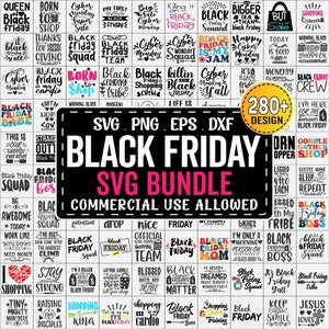 Trendy Black Friday Shirt SVG Bundle - Black Friday Quotes