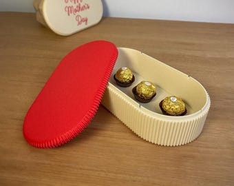 Muttertags Geschenkbox Rinzo | Personalisierbare Organizer Box 3D | Elegante Geschenkverpackung | Schmuckkästchen & Aufbewahrung | Muttertag