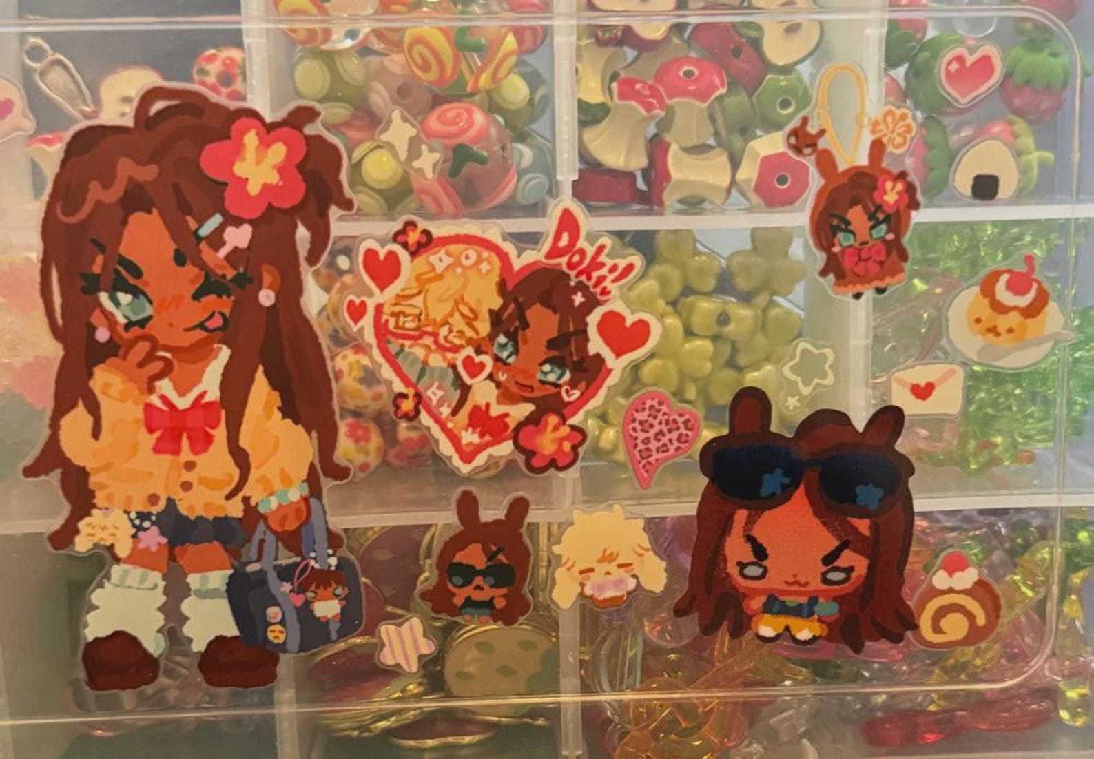 ALNST J Fashion Transparent Sticker Sheets - Etsy