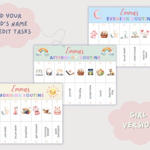 Nursery Printable Activities | Editable Routine Flip Chart | Kids Daily Routine | Morning Routine | Bedtime Routine |  Visual Schedule | |Toddler Planner | Toddler Schedule | Toddler Checklist | Preschool Schedule |