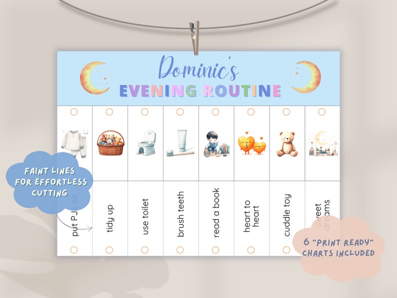 Nursery Printable Activities | Editable Routine Flip Chart | Kids Daily Routine | Morning Routine | Bedtime Routine |  Visual Schedule | |Toddler Planner | Toddler Schedule | Toddler Checklist | Preschool Schedule |